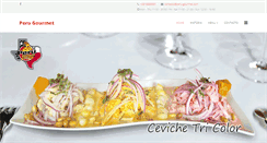 Desktop Screenshot of peru-gourmet.com