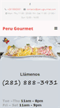 Mobile Screenshot of peru-gourmet.com